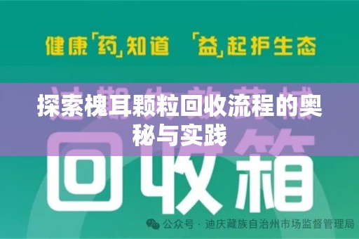 南通探索槐耳颗粒回收流程的奥秘与实践